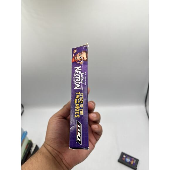 Jimmy Neutron Attack of Twonkies Nintendo Game Boy Advance GBA Original Box - Picture 10 of 11